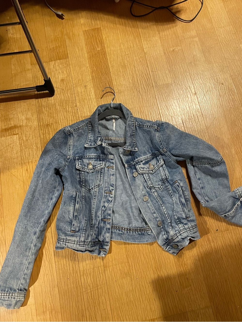 Free People Blue Jean Jacket